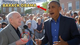 Barack Obama Encounters an Elderly Hero Firefighter AND...