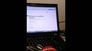 The Physical EPiServer Publish Button