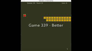 Snake Game - AI - Reinforcement learning (RL) - Deep Q Learning (DQN) Using Pytorch