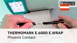 Fast and error-free conductor marking with the THERMOMARK E.Wrap