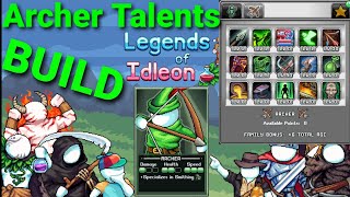 Legends of Idleon - Archer Talent Build | Accuracy for World 1 Boss + Damage = ???