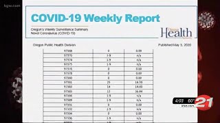Covid 19 cases are listed by zip code