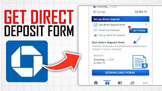 How To Get Direct Deposit Form From Chase App (Full Guide)