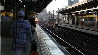 そろ～りそろりと低速で通過！。313系Y42+J1編成回送列車名古屋6番線通過