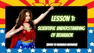 Lesson 1: Scientific Understanding of Behavior | Research Done Right