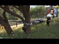 ramee crashes after vault heist u0026 gets stuck in tree nopixel