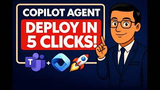 Deploy Copilot Studio Agent to Teams & M365 Copilot (5‑Click Method)