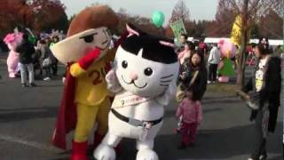 ゆるキャラさみっとin羽生2011 ニャジロウ＆つゆヤキソバン