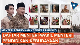 Kemendikbudristek Dipecah Jadi Tiga Kementerian, Ini Menteri dan Wamennya