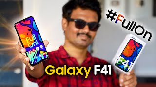 இப்படி ஒரு மொபைல் தேவையா? | ⚡Samsung Galaxy F41🤳🏿 - Unboxing \u0026 First Impression in Tamil | TechBoss