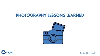 Photography Lessons Learned- Julie Bidwell