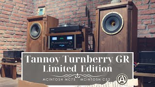 Tannoy Turnberry GR Limited Edition, McIntosh Mc75, McIntosh C52  #hifimusic #hifi #tannoy #mcintosh