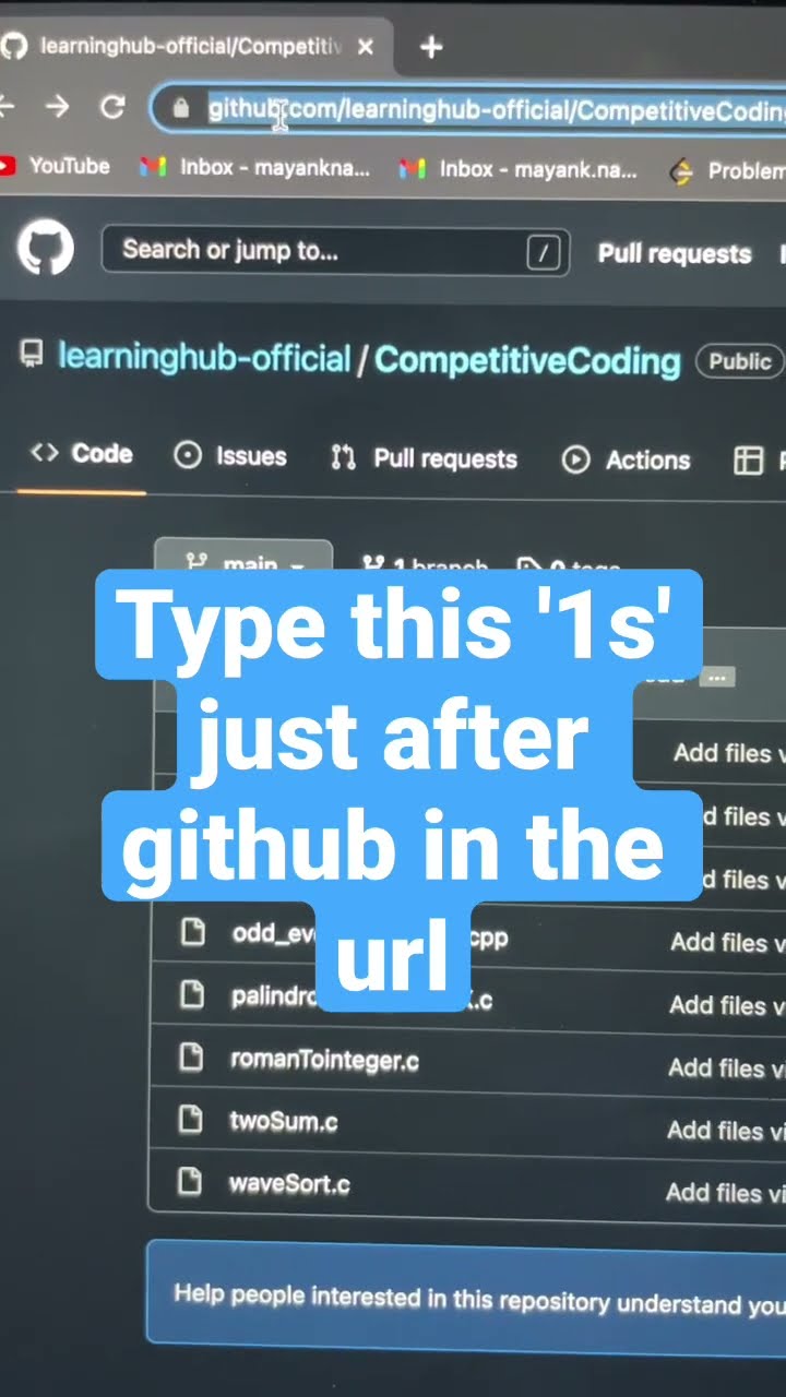 How to Open a GitHub Repository in VS Code on Your Browser Free Web Code Editor Tip