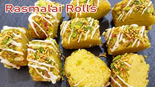 1 बार यह रेसिपी बनाएंगे तो बच्चे हर बार इसकी मांग करेंगे How To Make Rasmalai Rolls Recipe