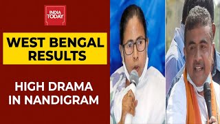 West Bengal Results: High Drama Unfurls In Nandigram Over Counting Of Votes