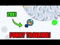 TROLLING MACRO HACKERS! Agar.io Mobile - FUNNY SKIN TROLLING | MACRO DESTRUCTION | AGAR.IO