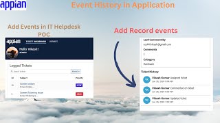 Event History in Appian | Record Events | Audits using record events | Appian | Tutorial