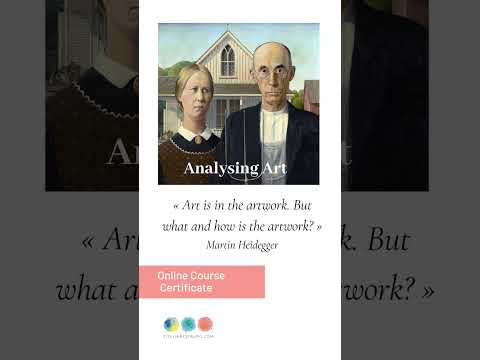 Want to learn how to analyze a work of art?