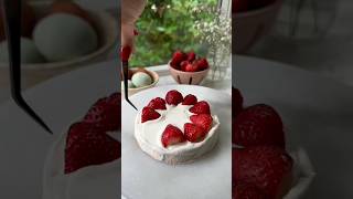 Strawberry 🍓 Cake #cooking #cake #strawberry #shortsvideo #shorts