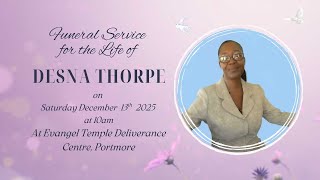 Funeral Service for the life of Desna Thorpe