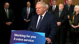 Doug Ford says Ontario could hand encampment drug users $10,000 fines, prison