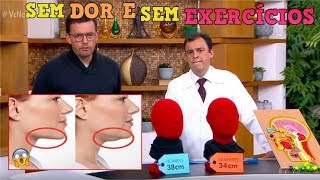 como diminuir a papada rápido fácil e grátis sem exercício com TRUQUE intrigante!