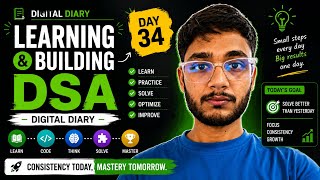 Day 34 DSA Learning | Problem Solving Using Python