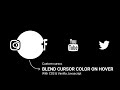 HOW TO CREATE CUSTOM CURSOR USING CSS & VANILLA JAVASCRIPT | MOUSE CURSOR EFFECT