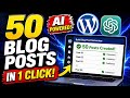 How To Generate SEO-Optimized Bulk Blog Posts With ChatGPT in WordPress (Step-by-Step Demo)