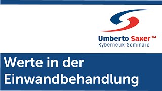 Verkaufstraining: Umberto Saxer - Werte in der Einwandbehandlung