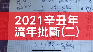 #0536 2021辛丑流年：2021辛丑年流年批斷(二) #風水 #八字