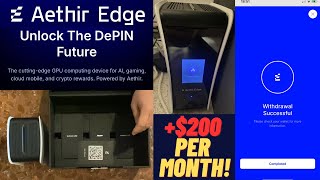 One of Best Project \u0026 Miner! AETHIR - Main Info, Guide, Unboxing Aethir Edge! GPU Cloud AI \u0026 Gaming🔥