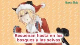 【Merry Christmas!】Jingle Bells ver【96Neko, Kogeinu, Vip-Tenchou】Sub español \u0026 Romaji + MP3