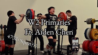 473lb Squat? | W2 Primaries ft. Aiden Chen