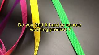 nylon webbing for bag straps and belts