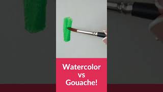 Watercolor vs Gouache! (What's the difference?)