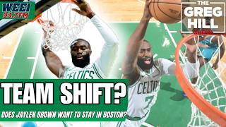 "Forcing their Hand"? Does Jaylen Brown Want to Stay in Boston? ||The Greg Hill Show