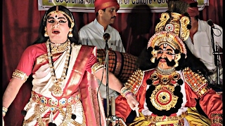 Yakshagana-Krishna Sandhana, Subramanya Hegde Yalaguppa-Draupadi, Sanjay Biliyoor-Bheema (HD)