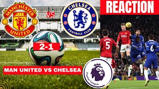 Manchester United vs Chelsea 2-1 Live Stream Premier League EPL Football Match Score Highlights 2023