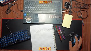 "Study with Me | 2D Arrays & Strings Practice | Coding with Background Rain Sound 🌧️"