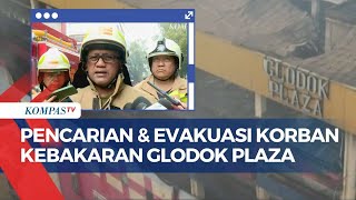 Situasi Pencarian dan Evakuasi Korban Kebakaran Glodok Plaza, 4 Korban Tewas DItemukan