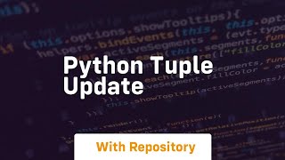 python tuple update