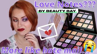 NEW By Beauty Bay LOVE NOTES Palette Review + 4 Looks | Steff's Beauty Stash