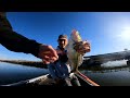 flipping for freezing winter bass