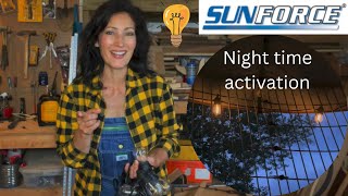 Solar Edison Style String Lights by Sunforce Demo and Installation #solar #lights #amazon #sunforce