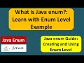 What is Java enum?: Learn with Enum Level Example | Java enum | enum in Java | Java Tutorial