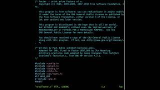 The 'factor' Command In Linux