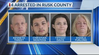4 arrested in Henderson for suspected meth, theft