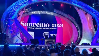 FESTIVAL di Sanremo 2024 in live sta trasmettendo dal vivo.