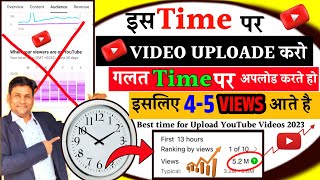 🚨रातों-रात Video Viral😲YouTube Video upload karne ka sahi Time👉Best time to upload video 2023